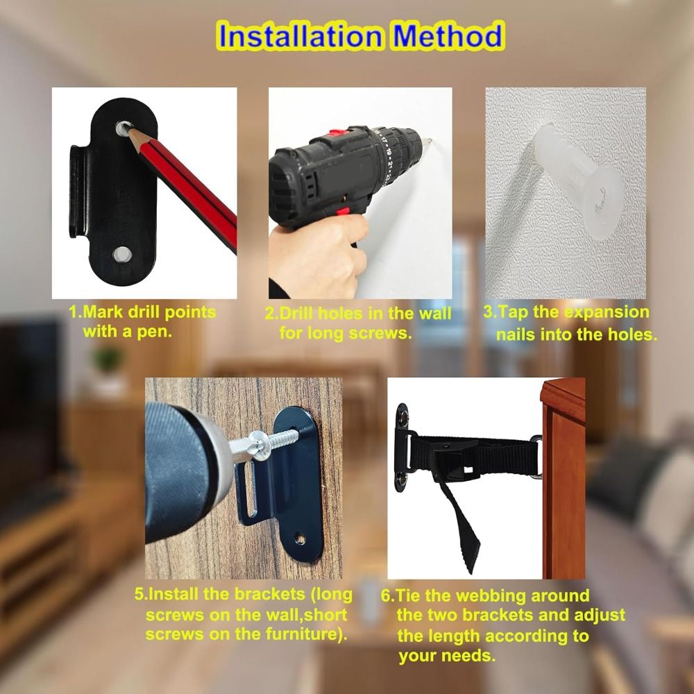 Depreme Dayanıklı Mobilya Bağl - Earthquake Anchor Strap incelemesi ve fiyatı